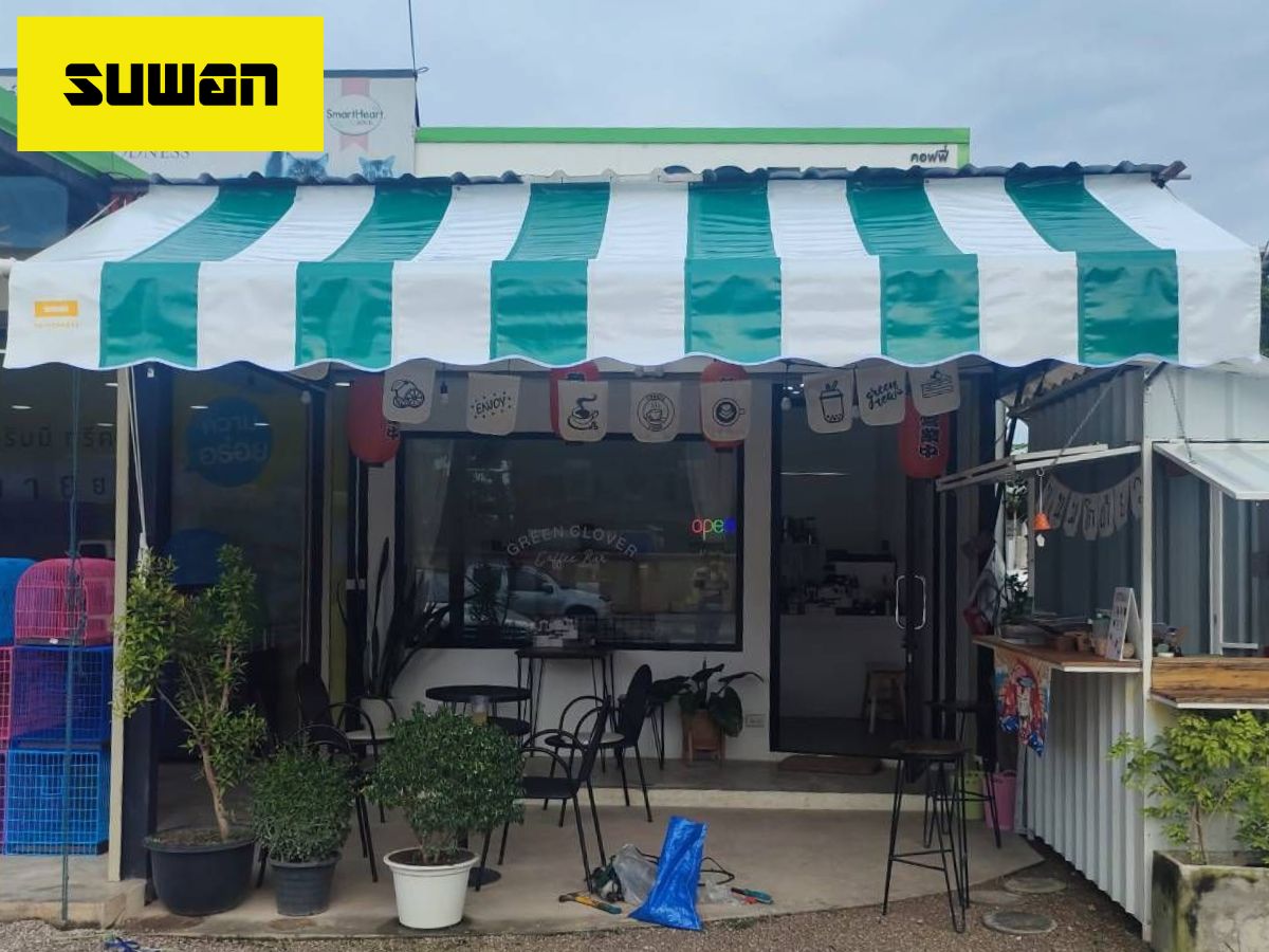 ผ้าใบกันสาดร้านค้า